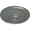 Ekena Millwork Jefferson Ceiling Medallion (Fits Canopies up to 2 7/8"), Hand-Painted Silver, 11 3/4"OD x 3/8"P CM12JESLS - alternate 4